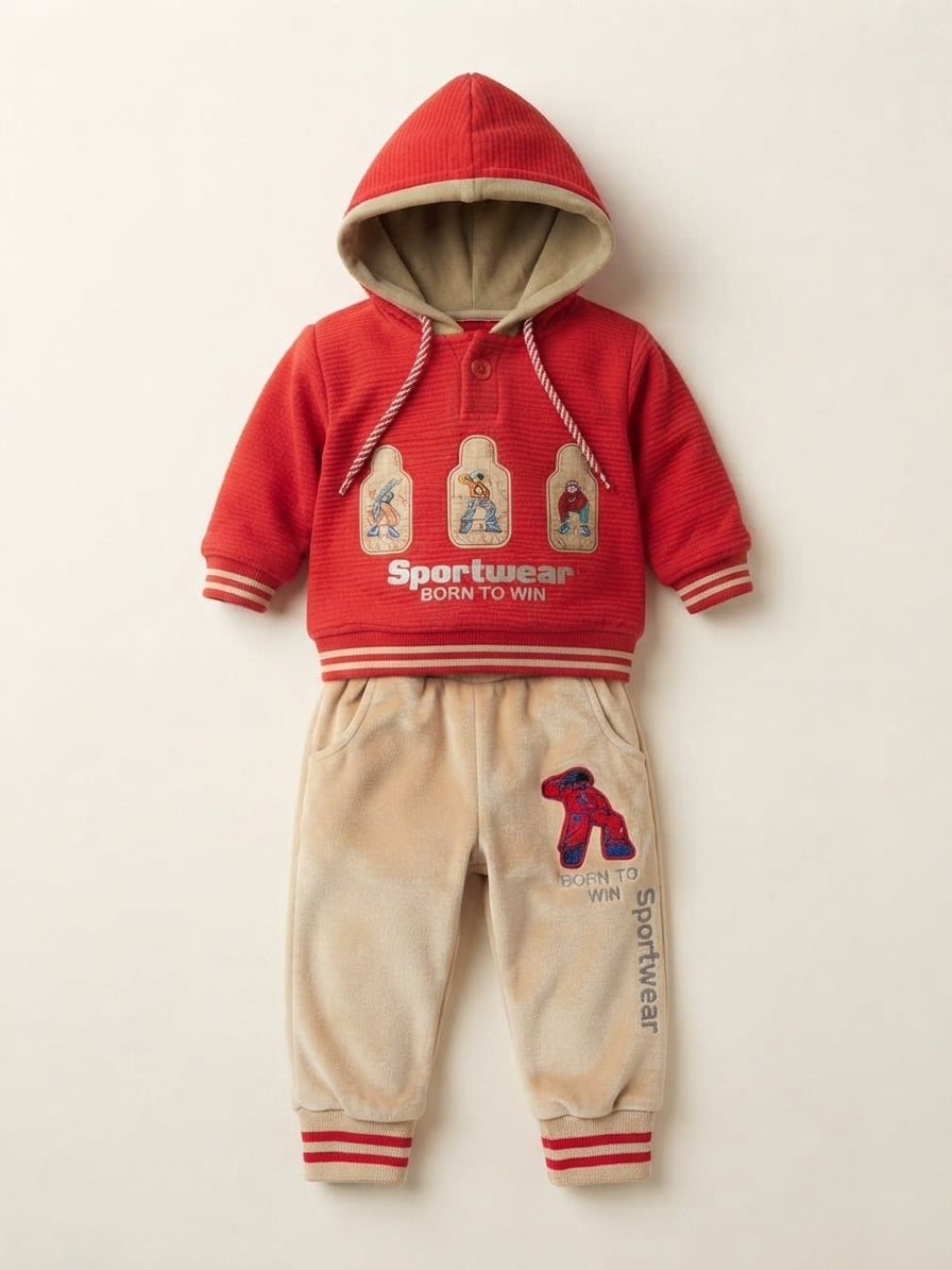 Premium Baby Boy Hooded Suit — Photo 2