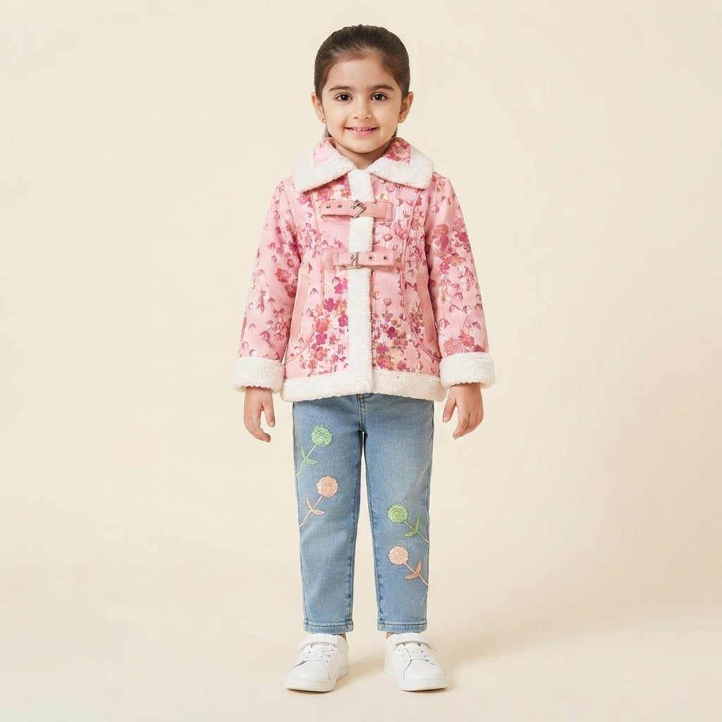 Girls Dress 2 Piece Suit | Stylish Comfortable Kids Outfit