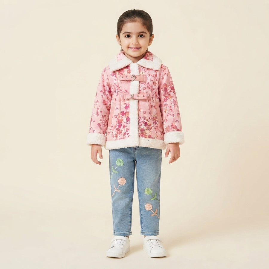 Girls Dress 2 Piece Suit | Stylish Comfortable Kids Outfit