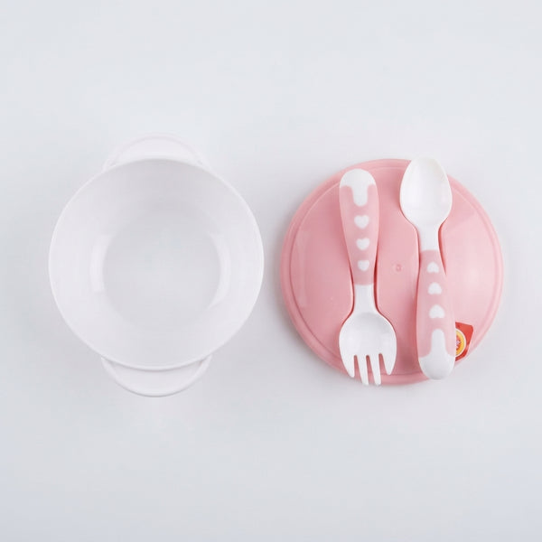 Bowl Spoon Fork Weaning Set