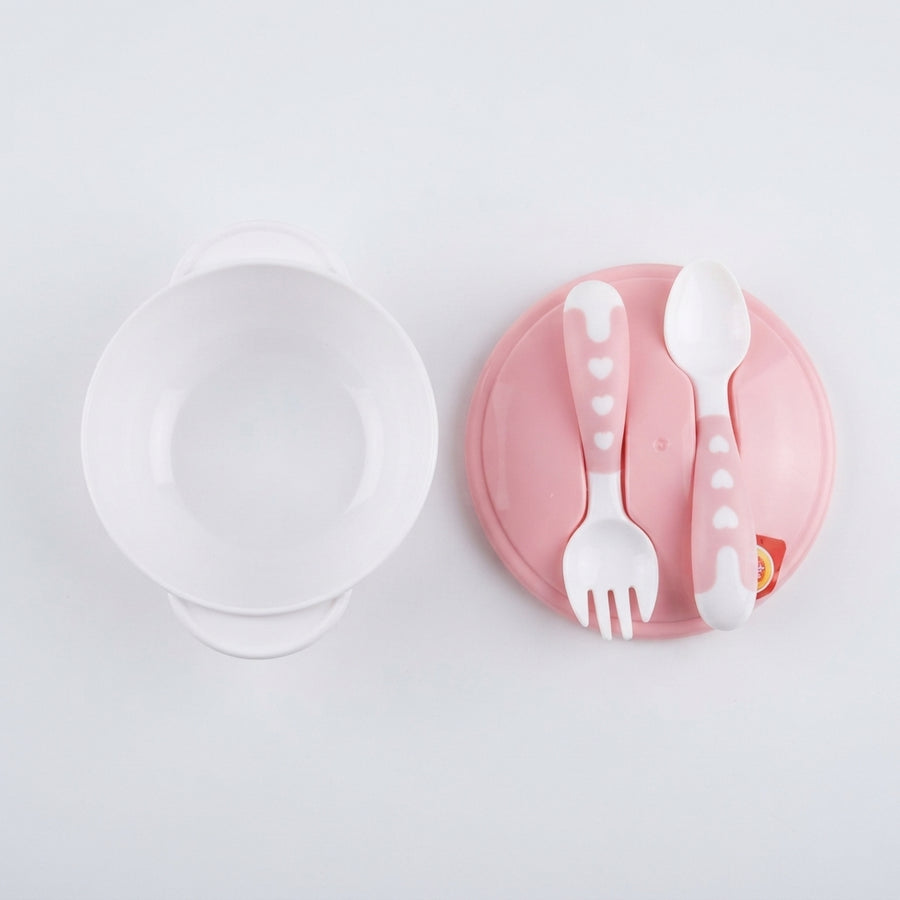 Bowl Spoon Fork Weaning Set