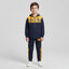 Boys Navy & Yellow New York Zip-Up Tracksuit