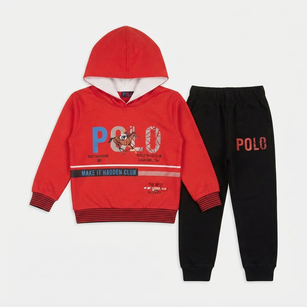 Boys Premium Red 2 Piece Suit — Photo 2