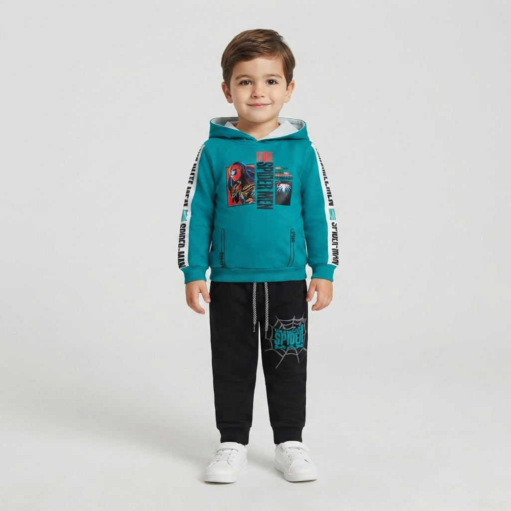 Spider-Man Hoodie Style 2 Piece Suit for Boys — Photo 2