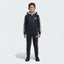 Boys Navy Blue Sherpa-Lined Athletic Tracksuit