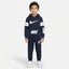 Boys Navy Blue Athleisure Hoodie Tracksuit
