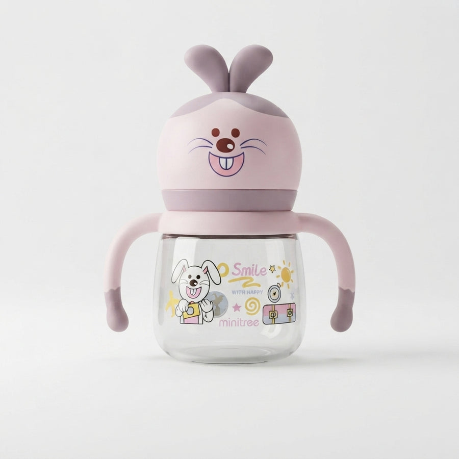 Glass Baby Feeder with Rubber Cover – Imported Feeding Bottle