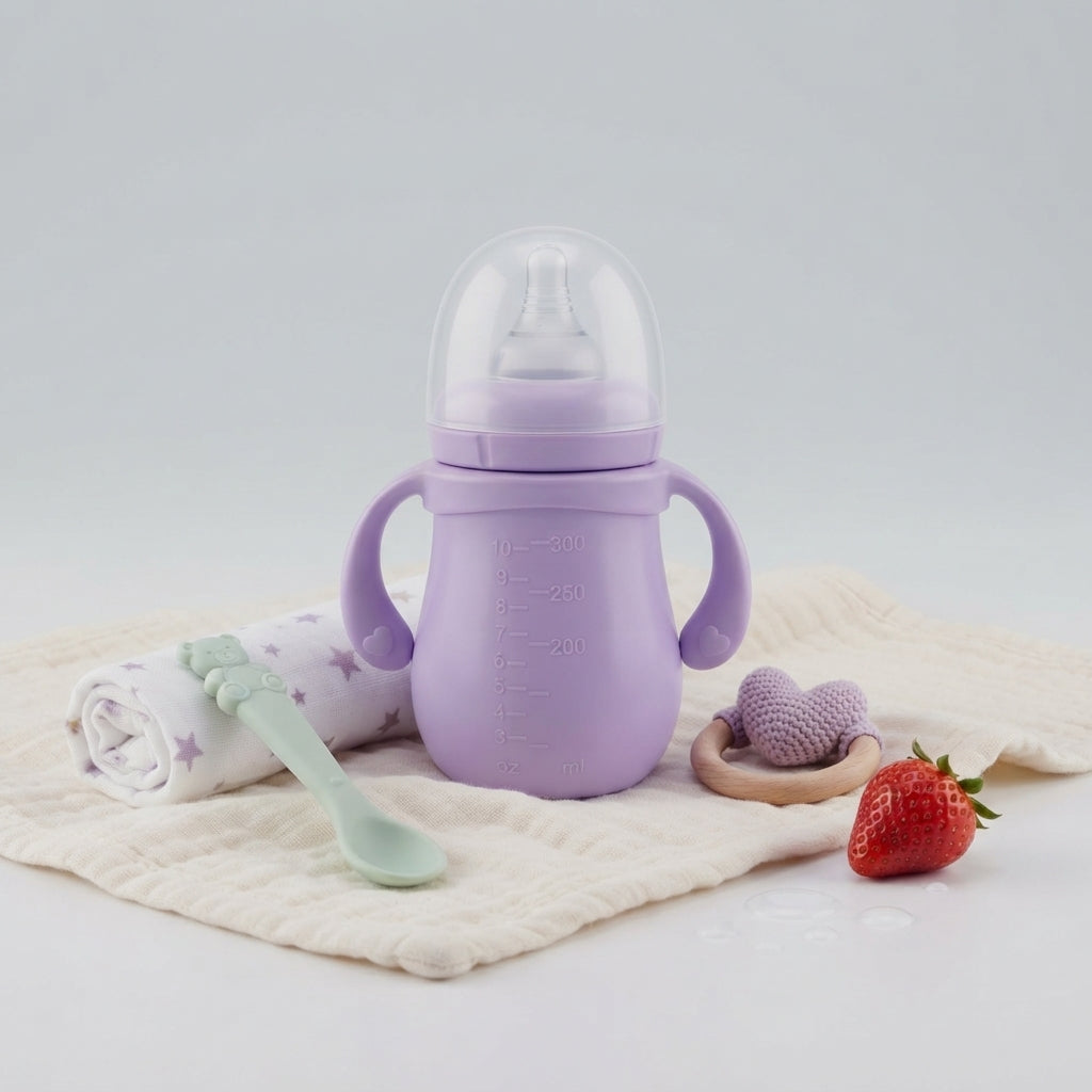 7 Oz Purple Baby Feeder