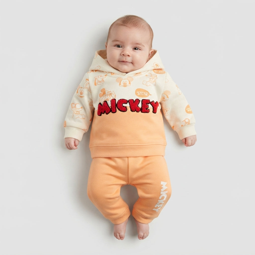 Disney Baby Mickey Mouse Hooded Sweatshirt and Jogger Pants Set