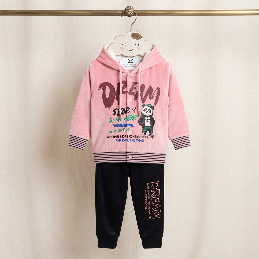 Pink Velvet 2 Piece Suit for Boys — Photo 2
