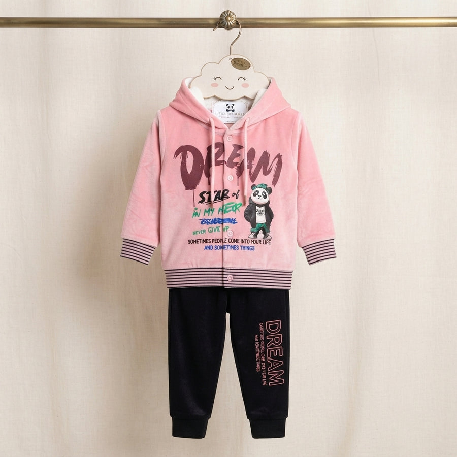 Pink Velvet 2 Piece Suit for Boys — Photo 2