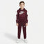Boys Maroon Athletic Branded Hoodie Tracksuit | Iqra Garments