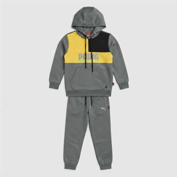 Boys Grey Color lock Athletic Tracksuit — Photo 2