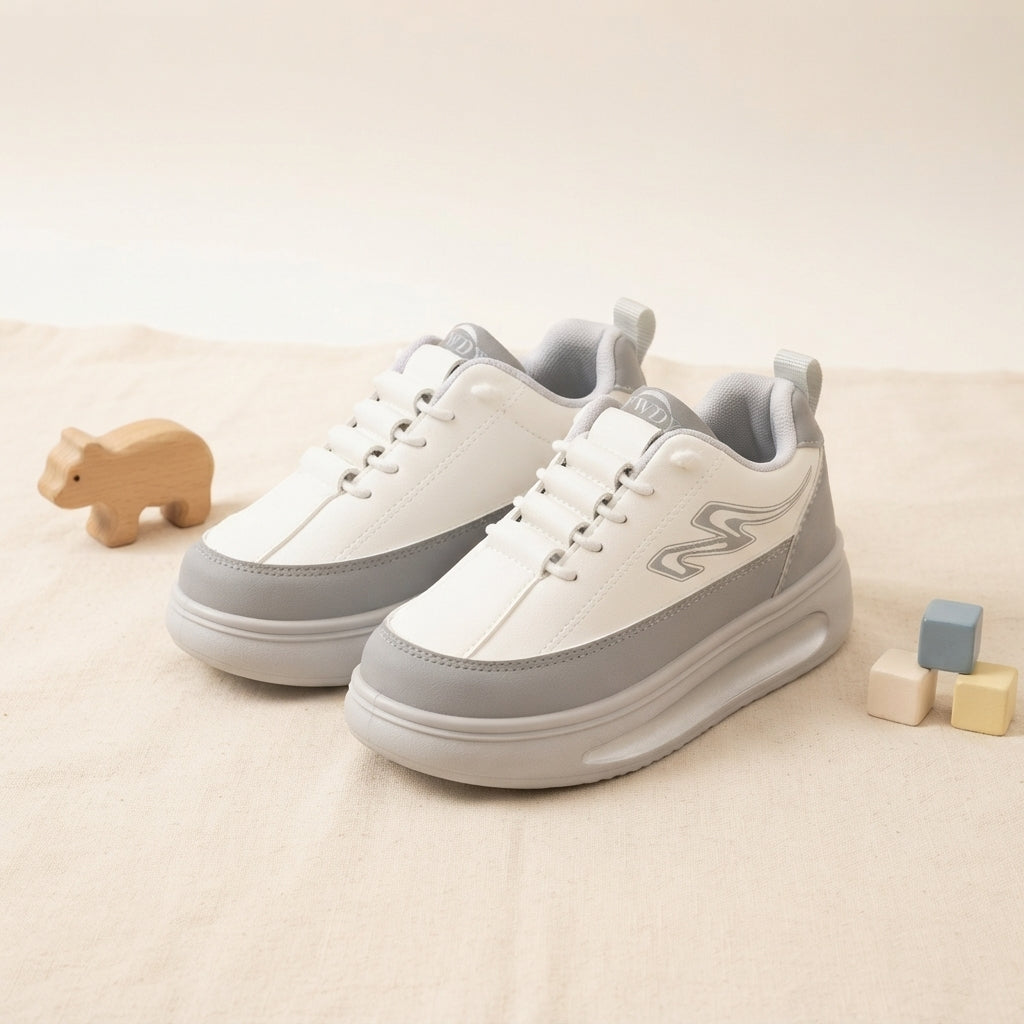 Boys And Girls Navy Blue Chunky Sneakers