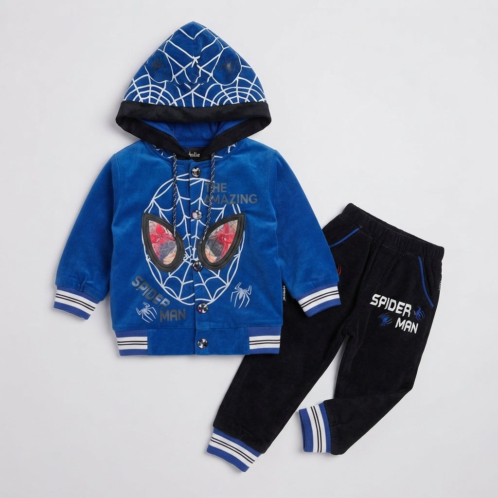 Boys 2-Piece Spider-Man Hoodie Winter Suit — Photo 2