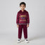 Kids Velvet 2 Piece Hoodie Style Suit – Soft & Elegant Winter Wear