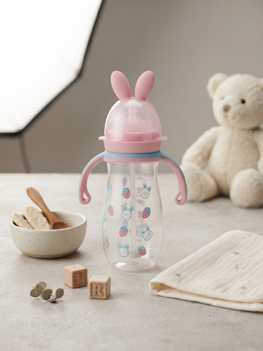 Pink Bunny Ear Medicated Feeder 300ml