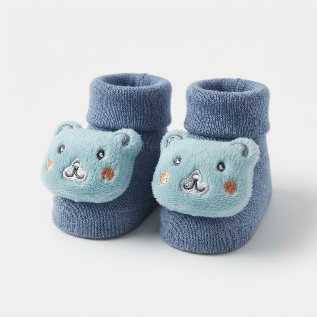 Cute Bear Newborn Baby Booties