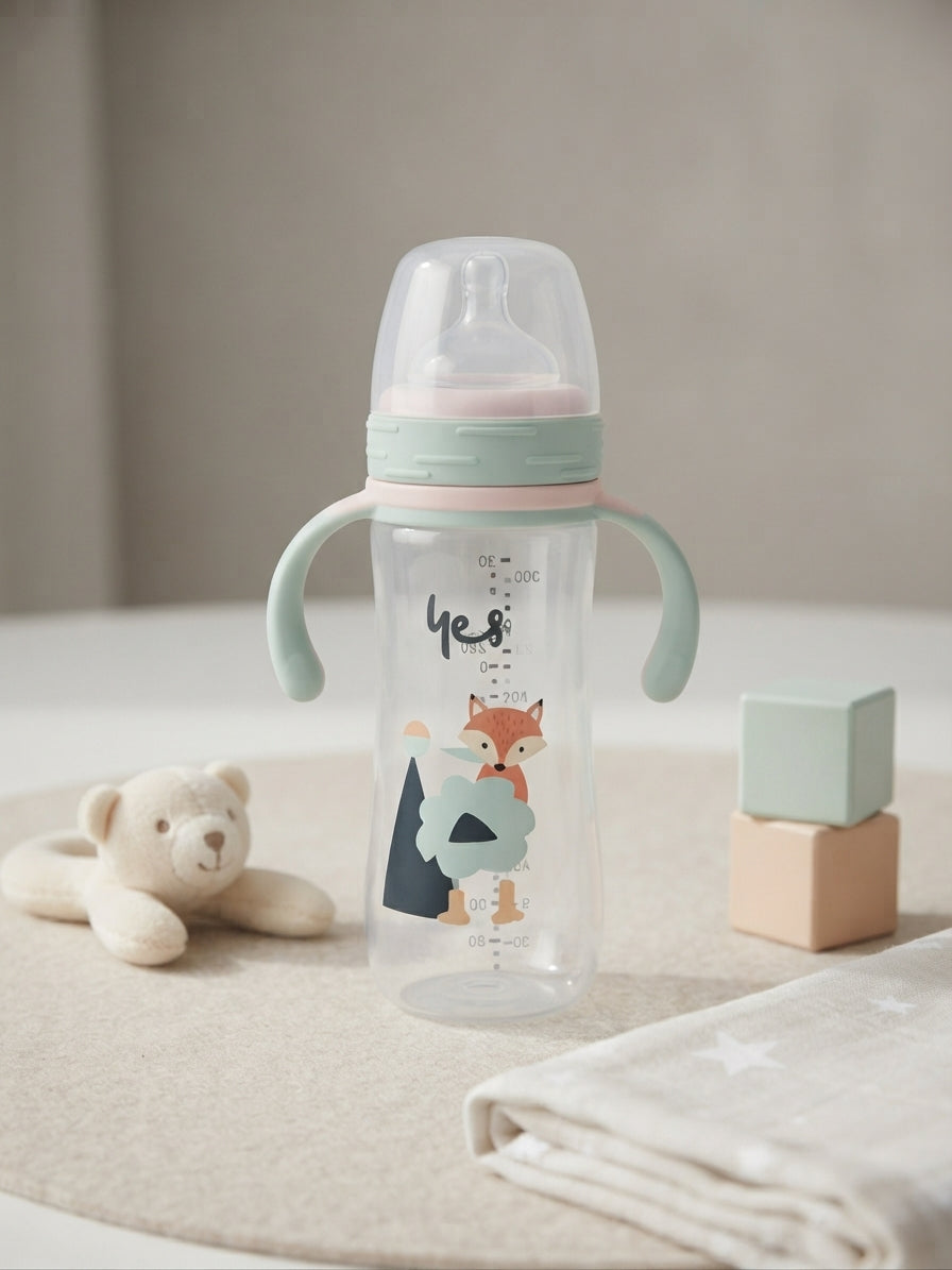 Baby Feeding Medicated Bottle Pastel Green 300ml