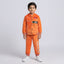 Boys Stylish Velvet Hooded Winter Suit & Jogger Set