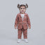 Toddler Girls' Polka Dot Corduroy Blazer and Pants Set with White Graphic T-Shirt