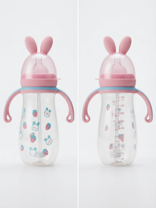 Pink Bunny Ear Medicated Feeder 300ml