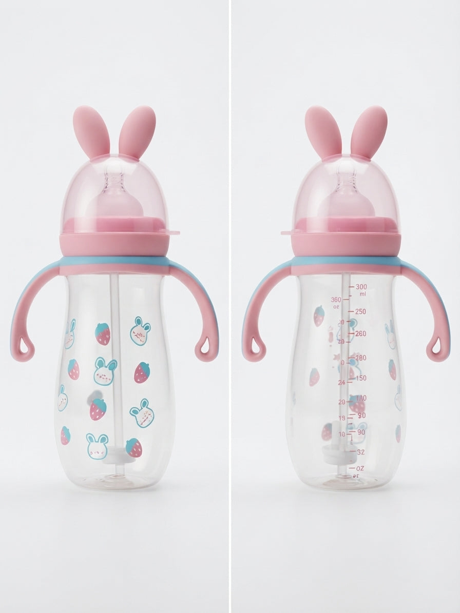 Pink Bunny Ear Medicated Feeder 300ml