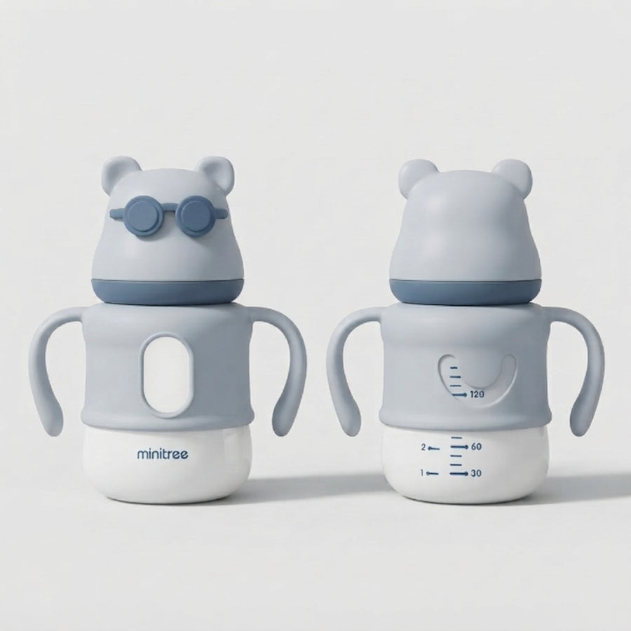 Medicated Baby Feeding Bottle 120ml Bear Theme