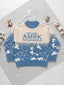 Kids Blue & Cream Fluffy Rabbit Wool Sweater – Nirvana AMR Fabric
