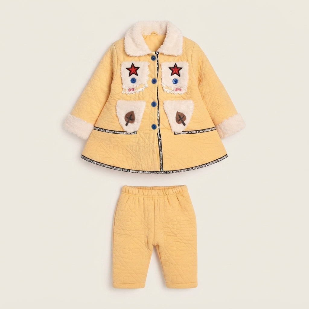 Girls 2 Piece Parachute Winter Dress — Photo 3