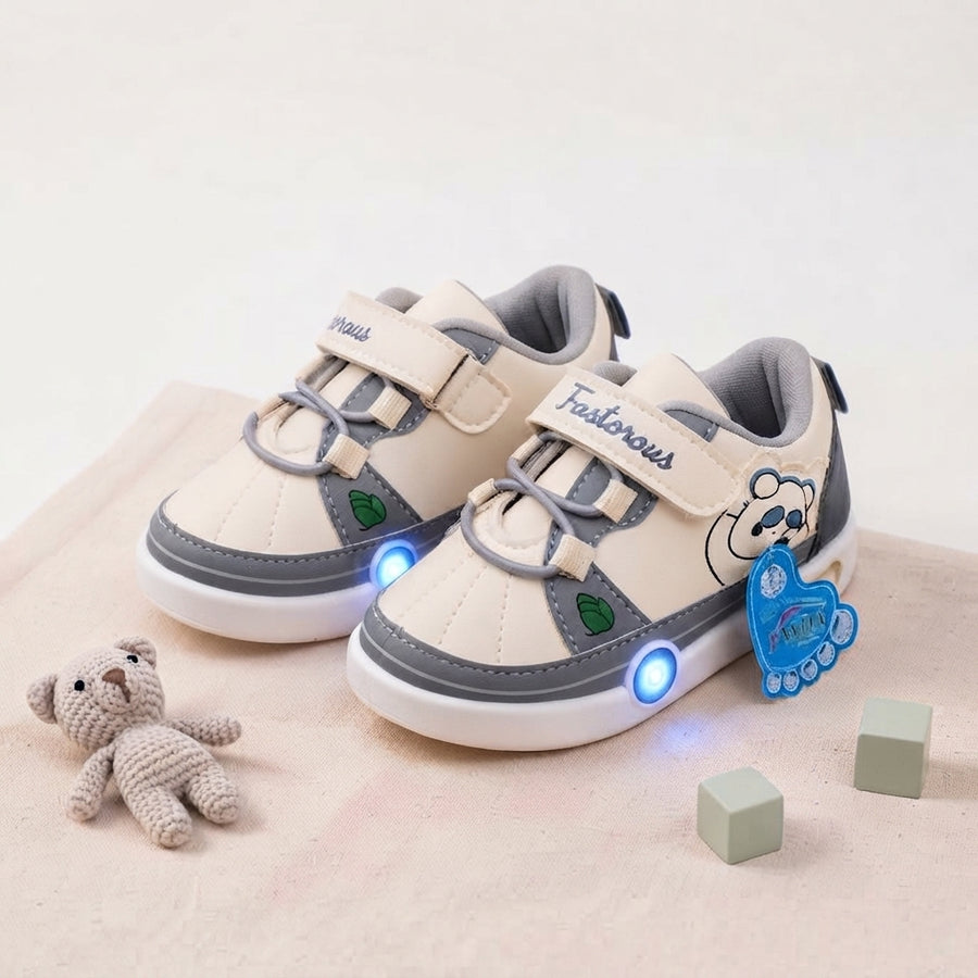 Baby Sneakers with Panda Design For Boys