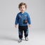 Boys Blue Spider-Man Superhero Graphic Zip-Up Tracksuit Set