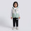Girls Winter 3 Piece Suit | Fleece Inner & Trouser | Puffer Fur Jacket | Kids Winter Wear