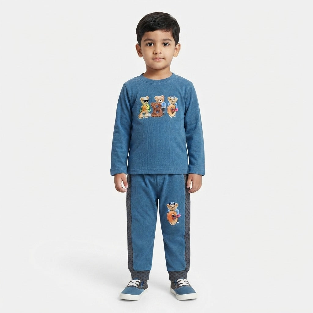 Boys Velvet 3 Piece Winter Suit — Photo 3