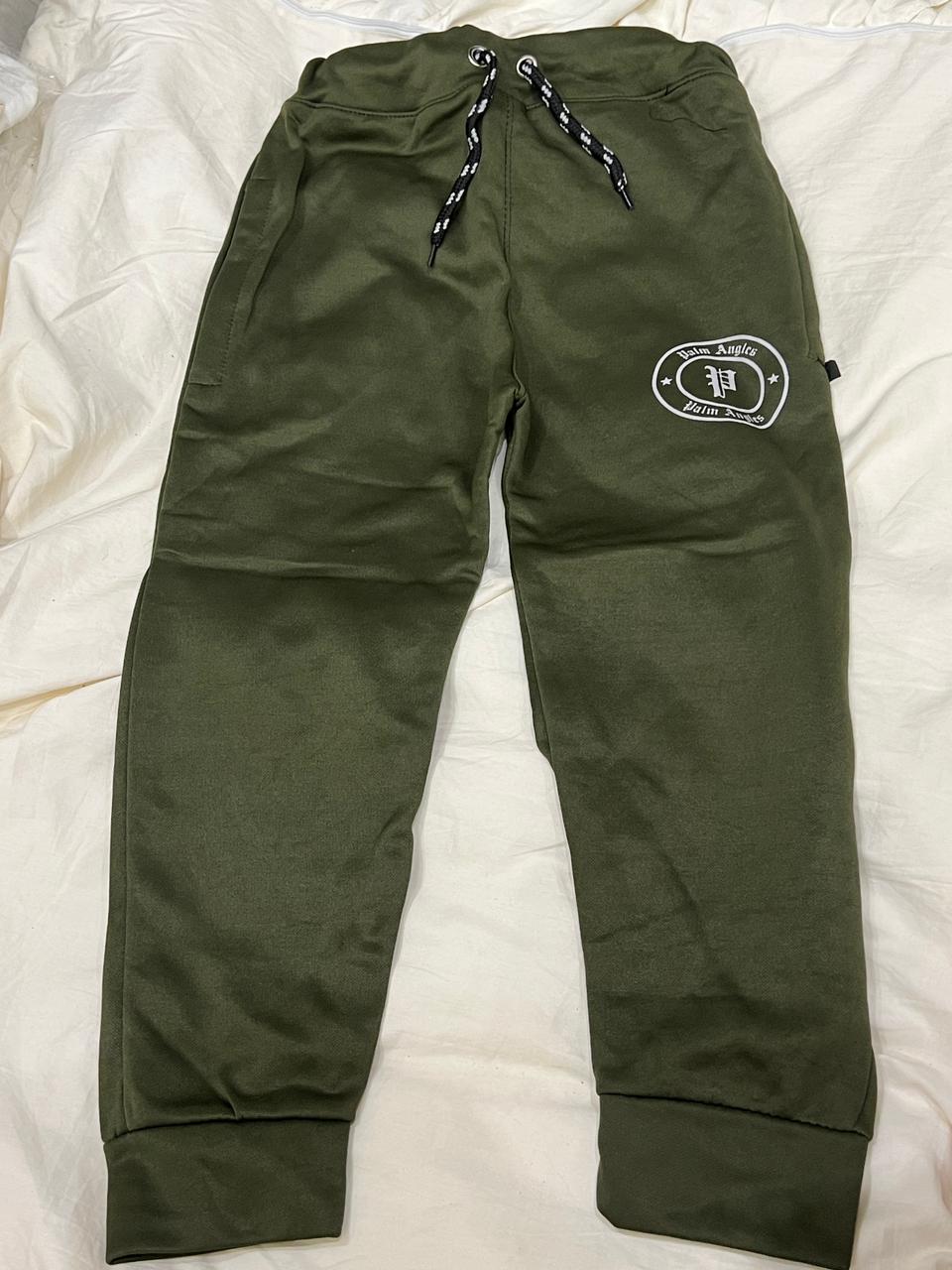 Olive Green & Yellow Boys Tracksuit
