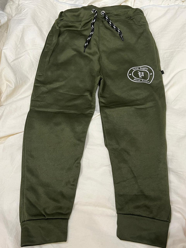 Olive Green & Yellow Boys Tracksuit