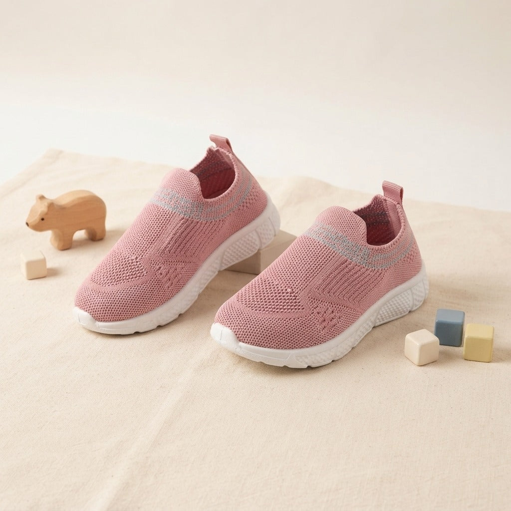 Toddler Sneakers with White Soles